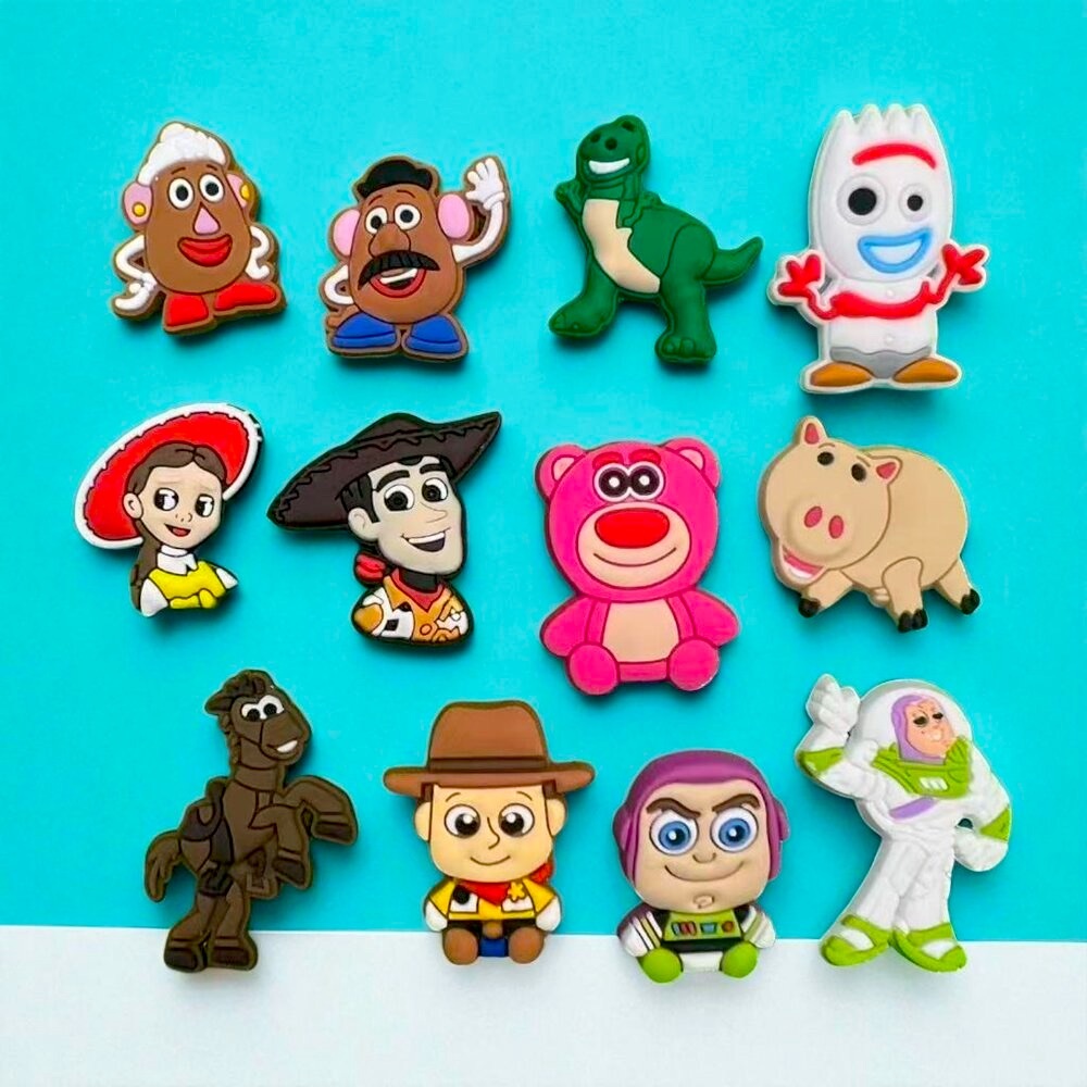 Set of 12pcs Toy Story Mix Shoe Charms